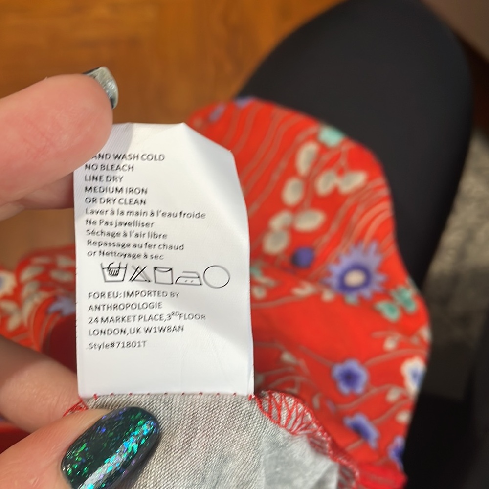 Anthropologie Tiny Brand Tunic Length Split Neck … - image 8